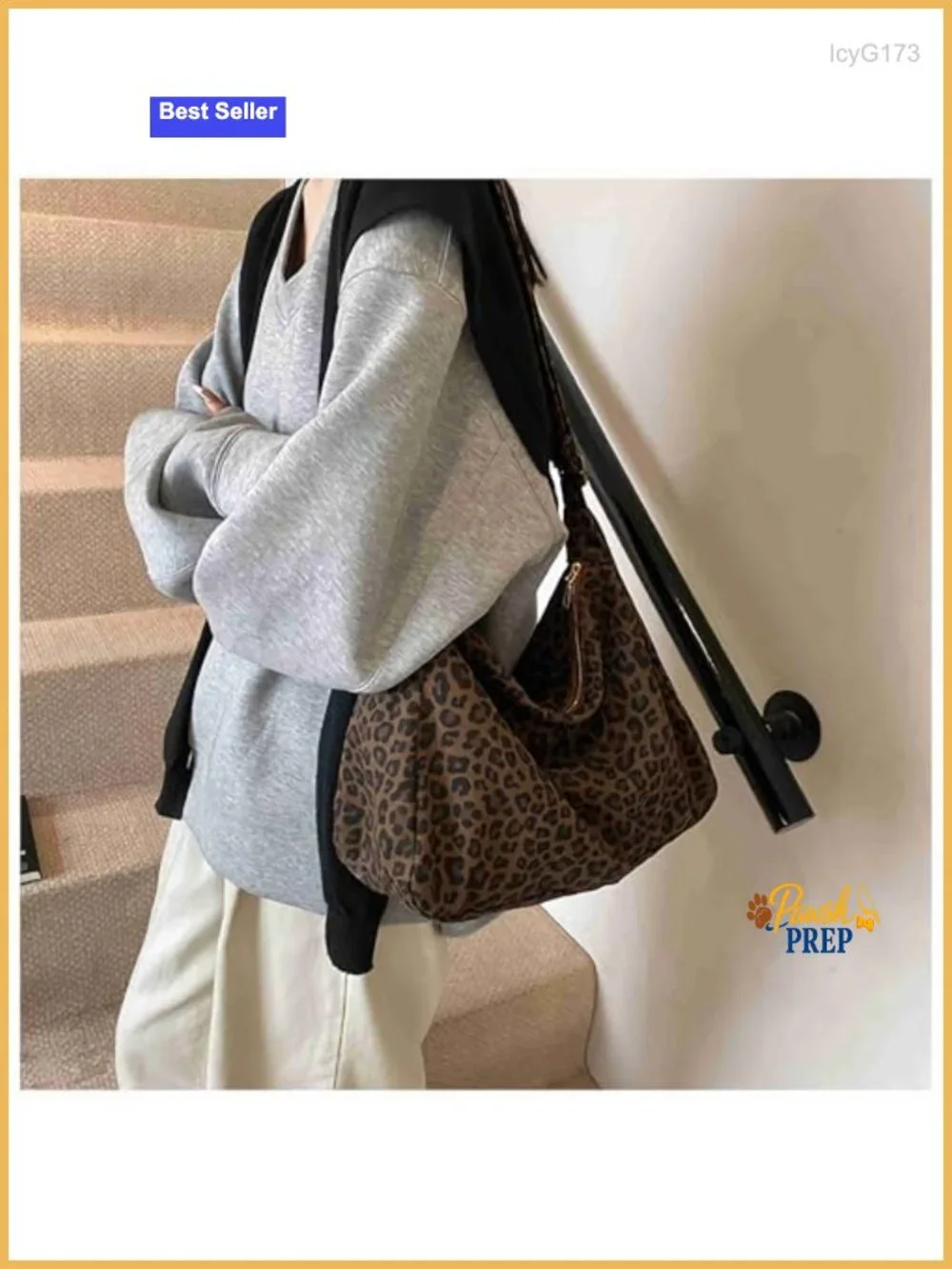 Canvas Hobo Shoulder Bag with Zipper, Y2K Tote Purse for Women, Lightweight